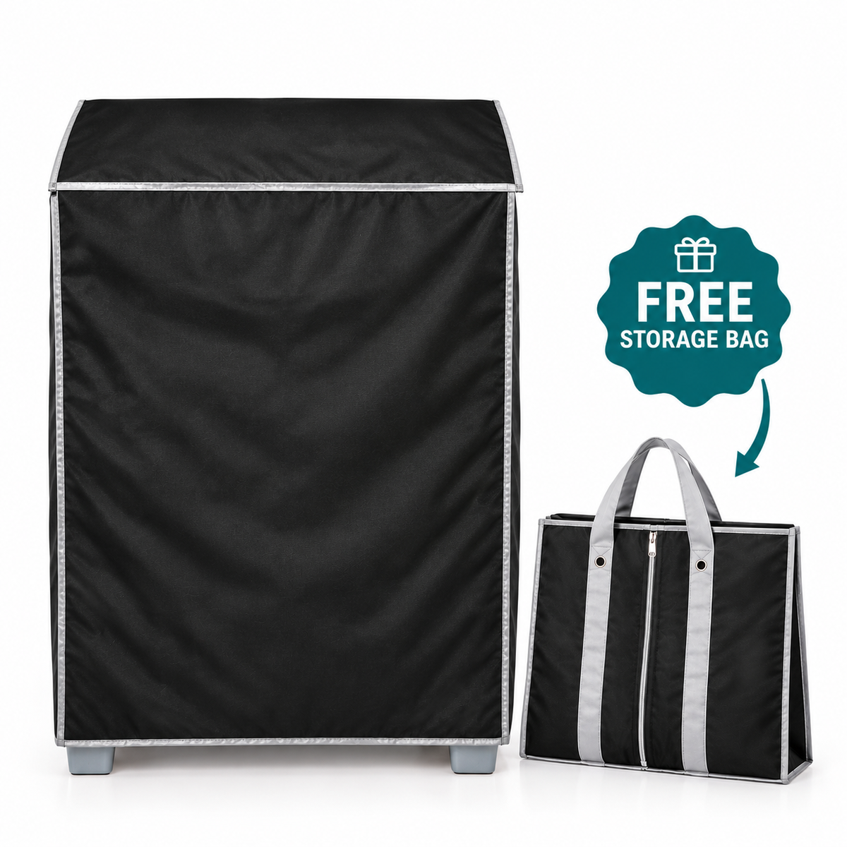 Automatic Washing Machine Cover – Dust & Sun Protection