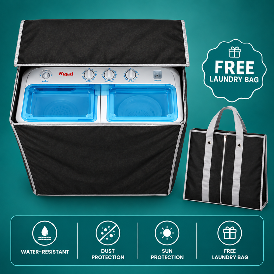 Twin Tub Washing Machine Cover – Dust & Sun Protection