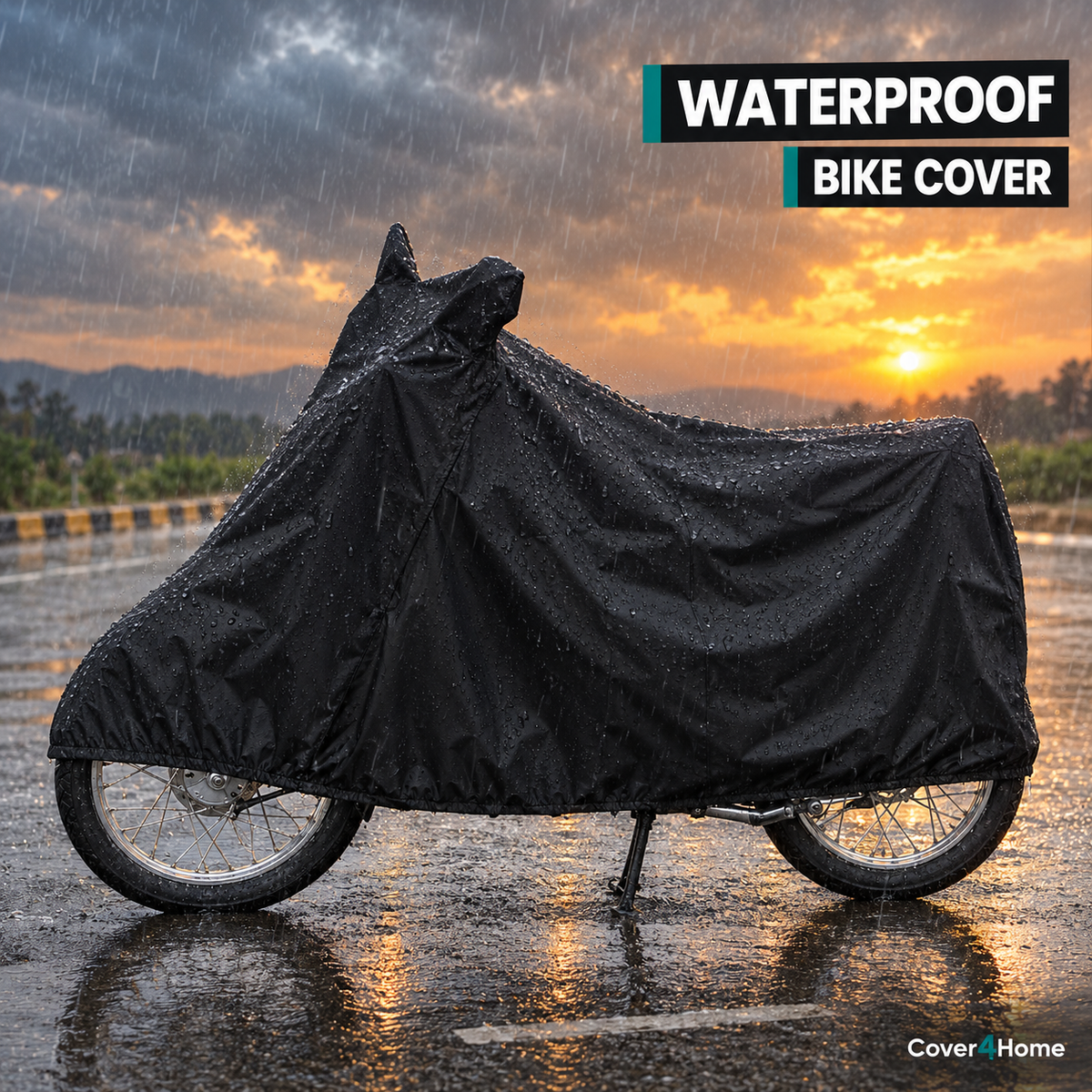 Bike Cover – Black Motorcycle Cover