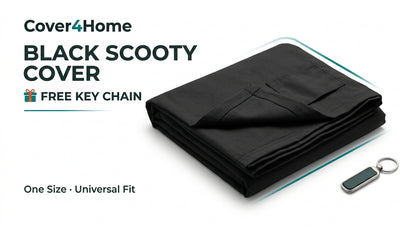 Scooty Cover – Black Universal Fit