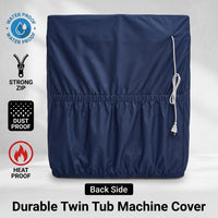 Twin Tub Washing Machine Cover – Dust & Sun Protection