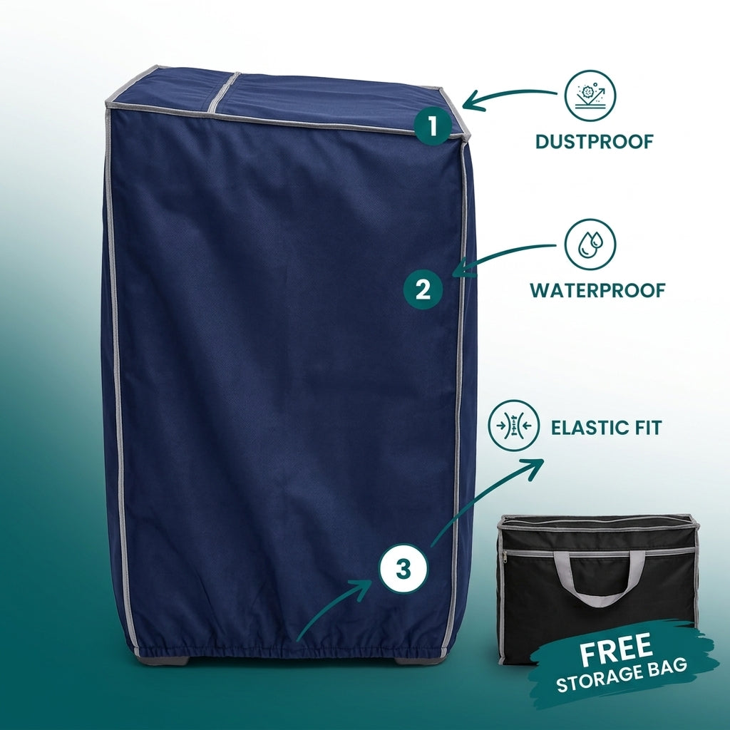 Manual Washing Machine Cover – Dust & Sun Protection