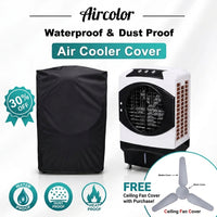 Waterproof Dustproof Air Cooler Cover – Black
