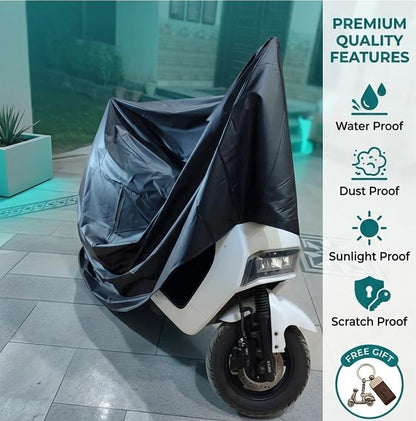 Scooty Cover – Black Universal Fit
