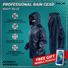 Blue Waterproof Rain Suit – Jacket & Trouser